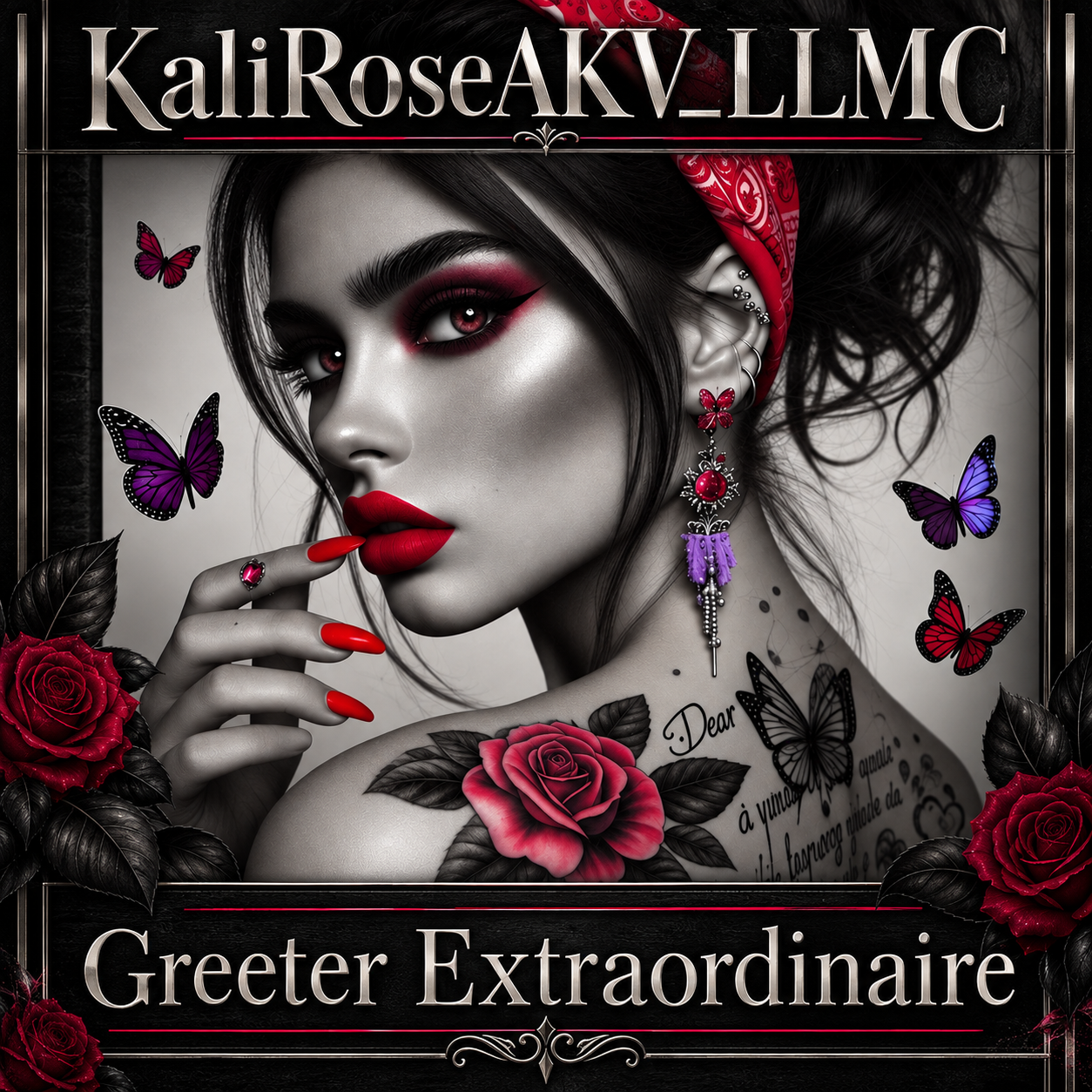 Good Girl Graphics banner portfolio example